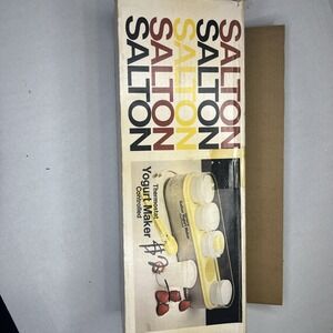 Open Box - Vintage Salton Yogurt Maker - Thermostat Controlled Model GM-5